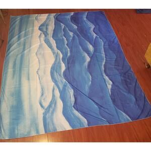 Fabric Panel Wall Hanging Art 60 x 80 "Waves" New